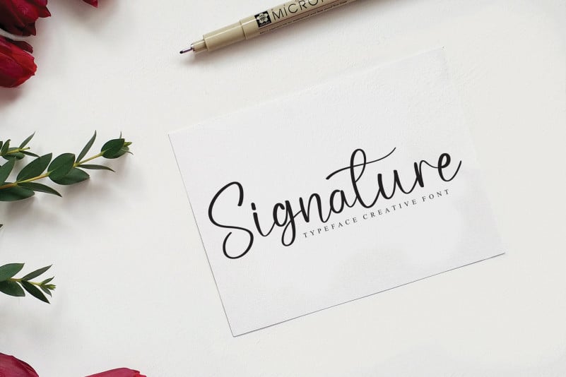 Creativework Calligraphy Font preview image 2