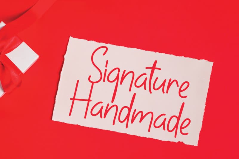 Amsterdam Mellodyna Handwritten Font preview image 2