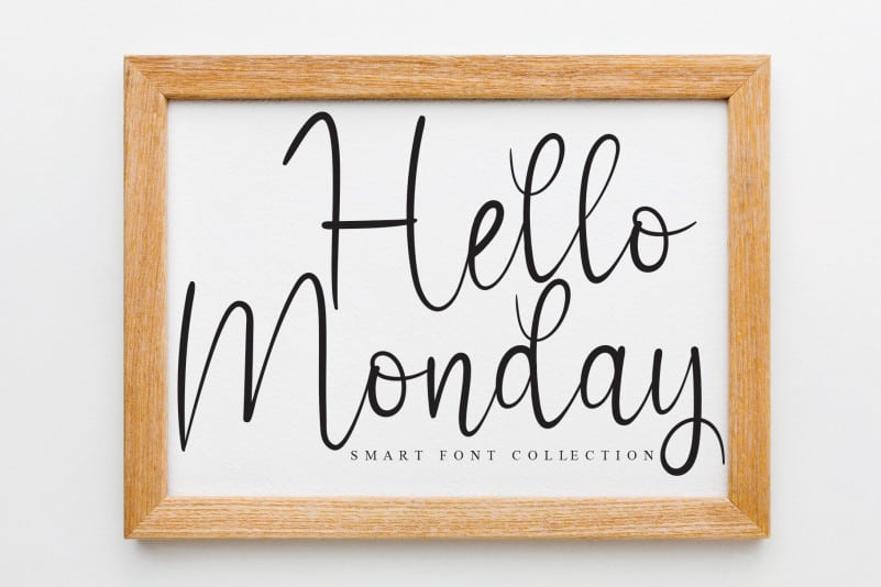 Anilla Script Font preview image 2