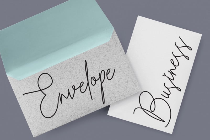 Hallenitta Handwritten Font preview image 2