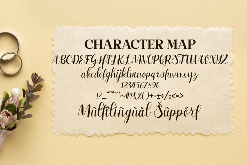 Safilla Calligraphy Font preview image 2