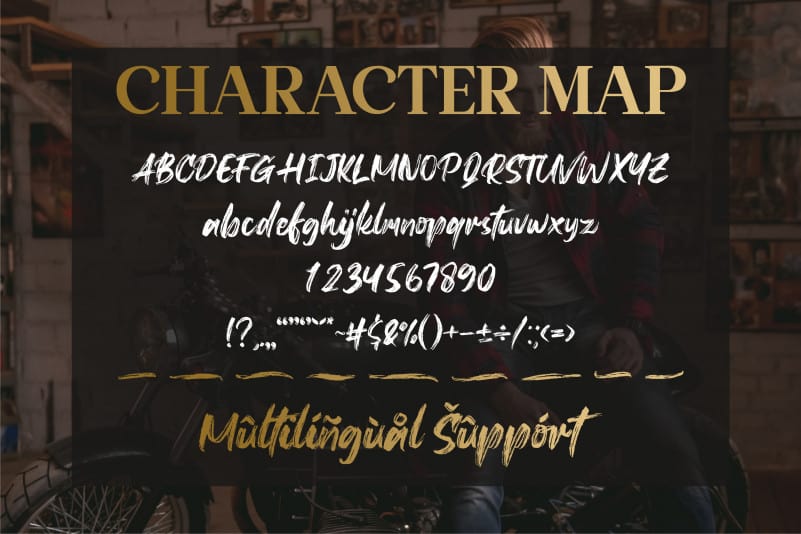 Peteroy Brush Font preview image 2