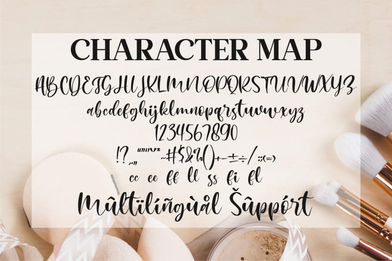 Mishella Script Font preview image 2
