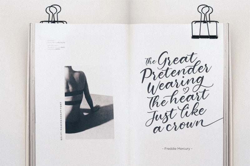 Gelyti Handwritten Font preview image 2