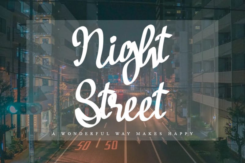 Adrenaline Brush Font preview image 3