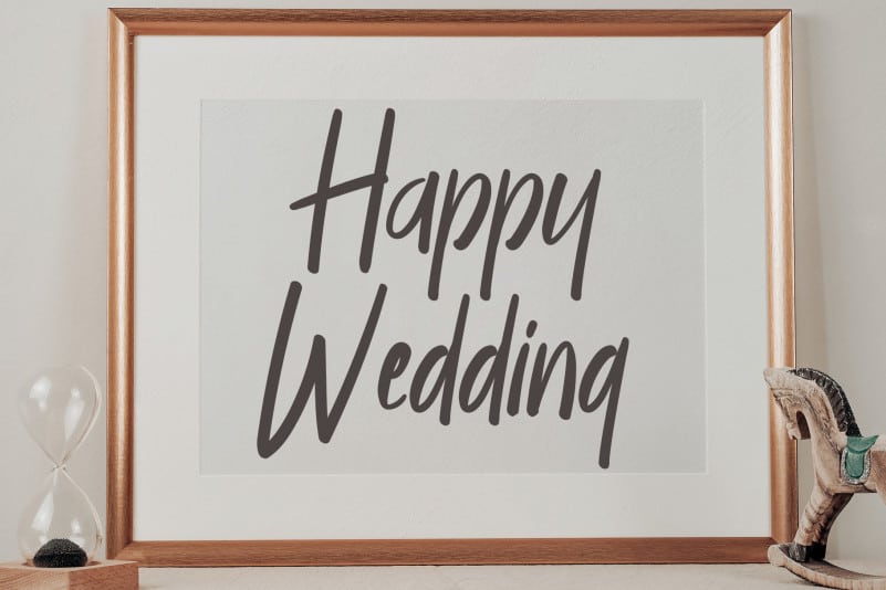 Happymonday Script Font preview image 3