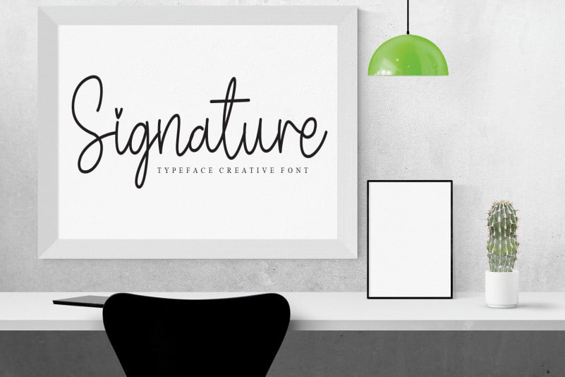 Sweetlove Script Font preview image 3