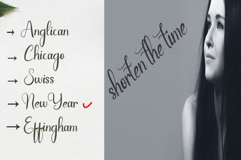 Butter Bread Calligraphy Font preview image 4