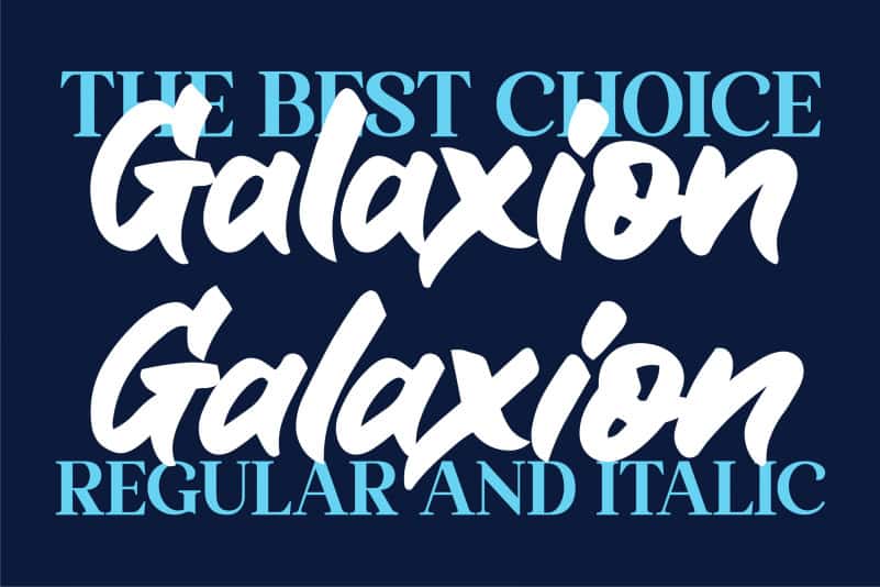 Galaxion Font preview image 3