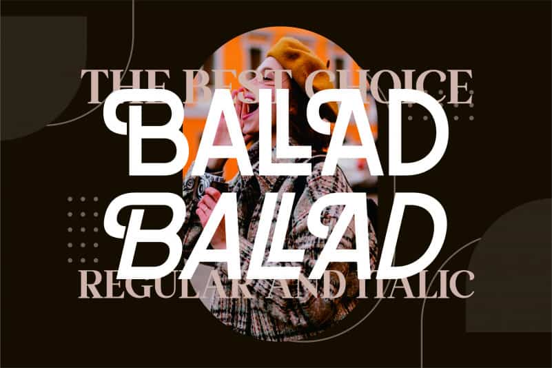 BALLAD Font preview image 3