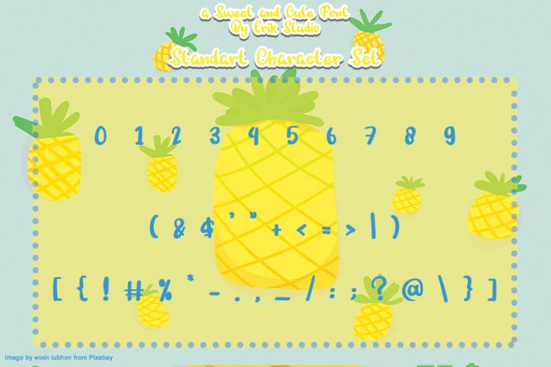 Sweet Pineapple Display Font preview image 4