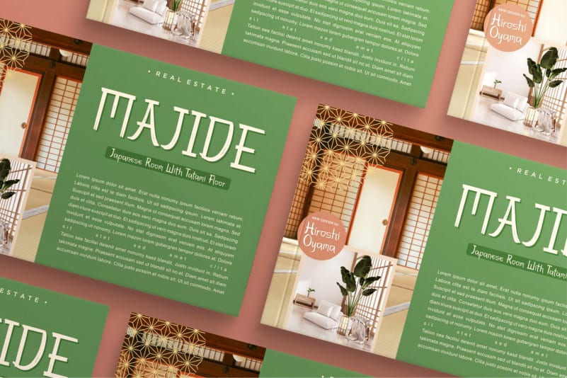 Masmuseh Display Font preview image 3