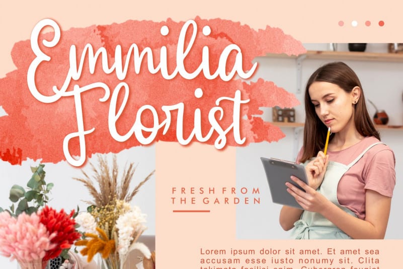 Melly Honney Calligraphy Font preview image 3