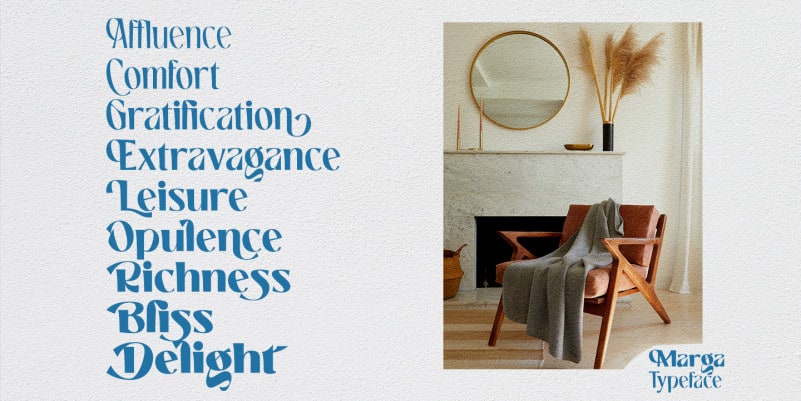 Marga – Groovy Sans Font Family preview image 2