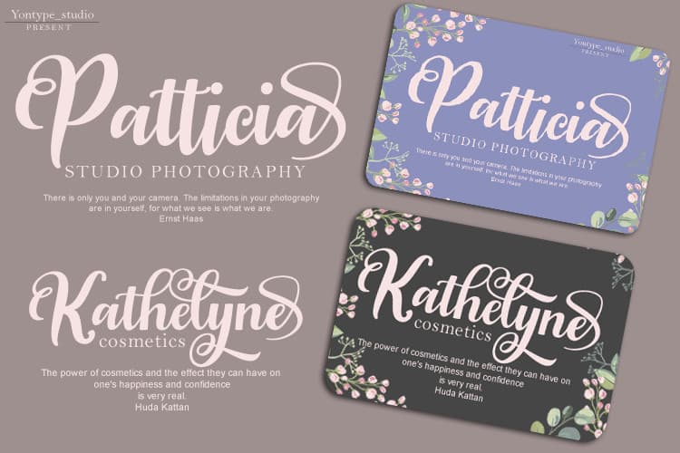 Regina Bold Script Font preview image 4