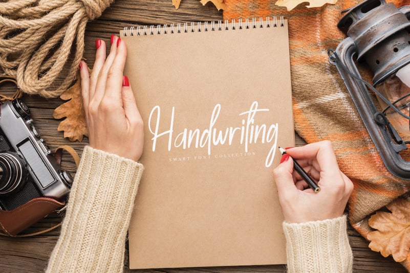 Amelanita Signature Script Font preview image 4