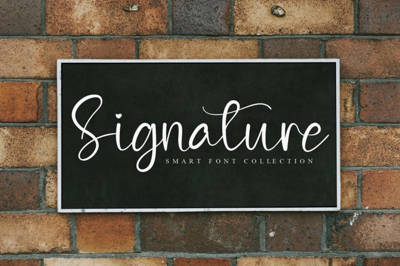 Beautiful Something Calligraphy Font preview image 4