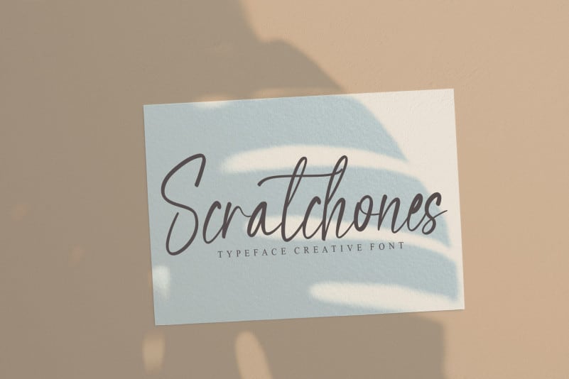 Handwriting Signature Script Font preview image 4