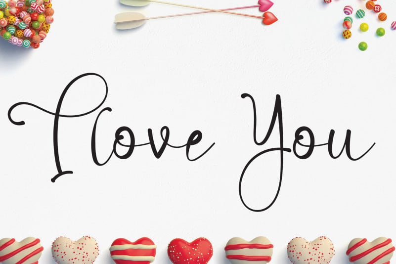 Hello Butterfly Calligraphy Font preview image 4