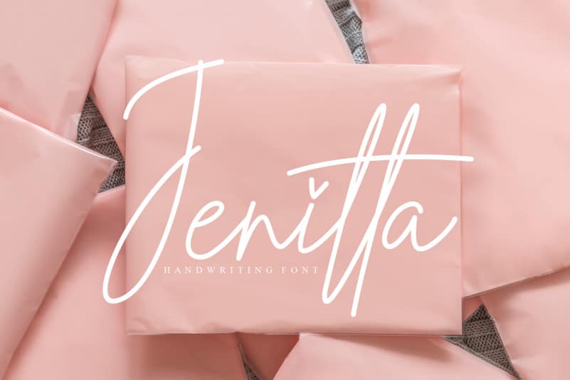 Hallenitta Handwritten Font preview image 4