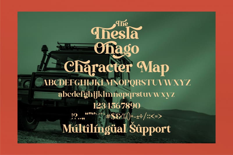 The Thesla Ohago Serif Font preview image 2