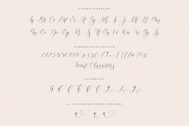 Felmora Calligraphy Font preview image 5