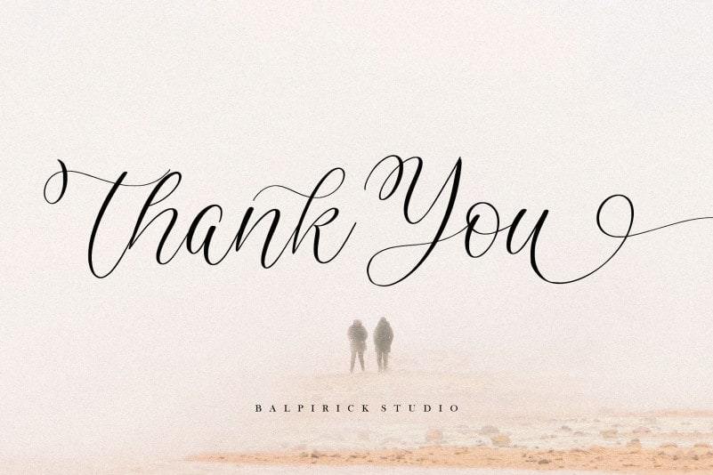 Avalien Calligraphy Font preview image 5