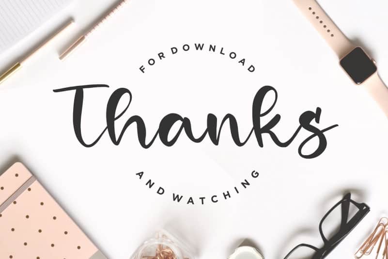 Girlish Lovely Calligraphy Font preview image 5