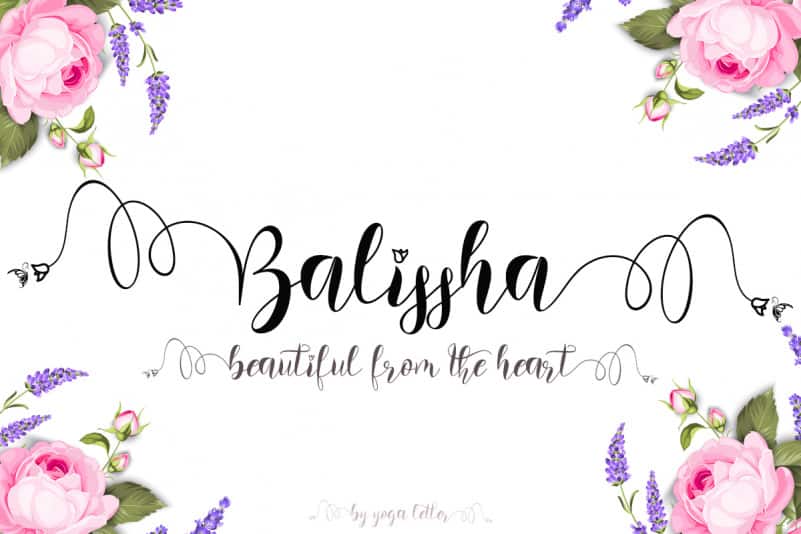 Balissha Calligraphy Font