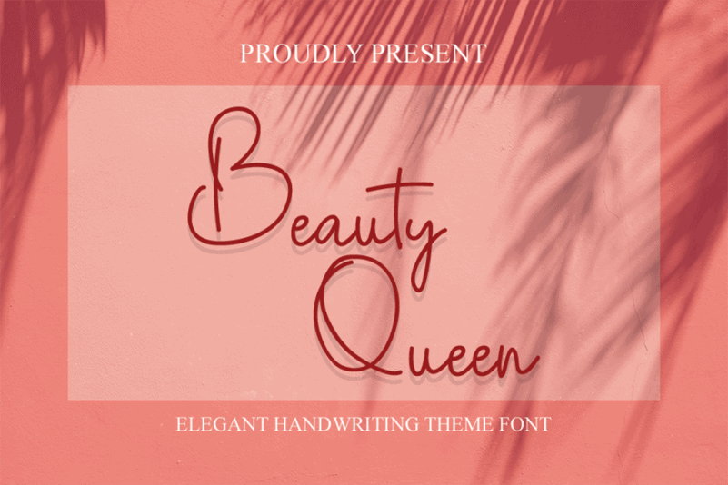Beauty Queen Script Font preview image 5