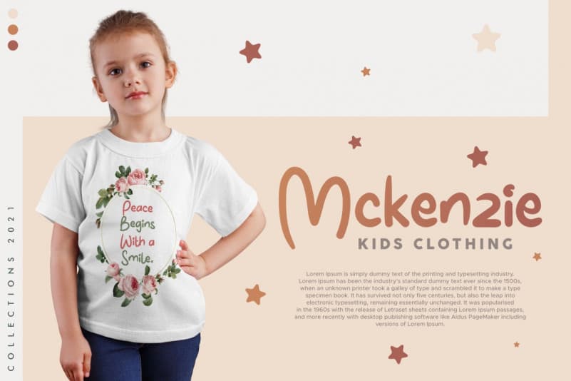 Cute Smile Display Font preview image 2