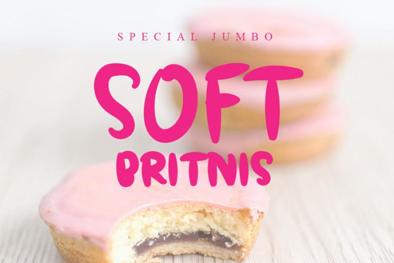 DONUT BIRTNIS Display Font preview image 3