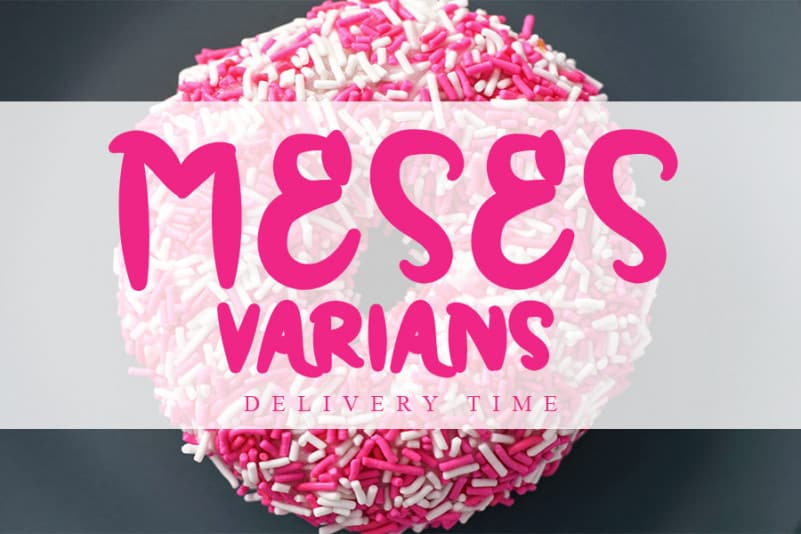 DONUT BIRTNIS Display Font preview image 5