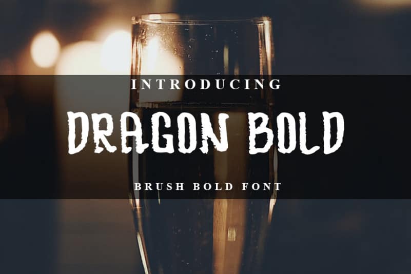 DRAGOON BOLD Display Font