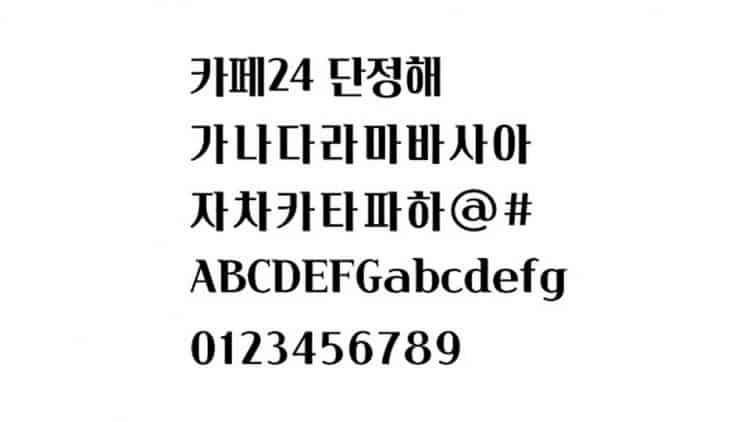 Danjunghae Sans Serif Font preview image 2