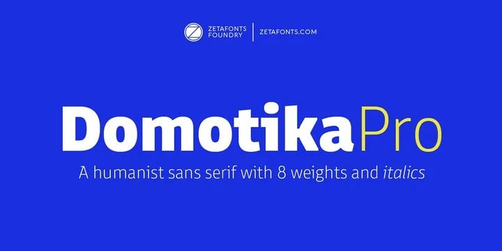 Domotika Pro Sans Serif Font