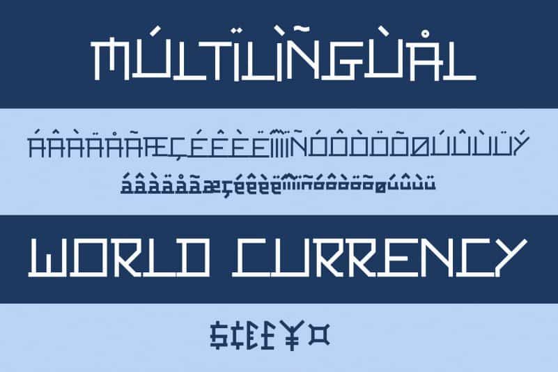 Fahreza Display Font preview image 5