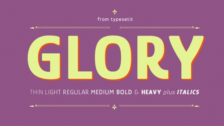 Glory Sans Serif Font