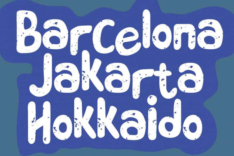 Stamp Method Display Font preview image 2