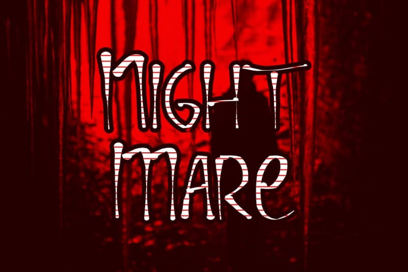 Horror Type Display Font preview image 3