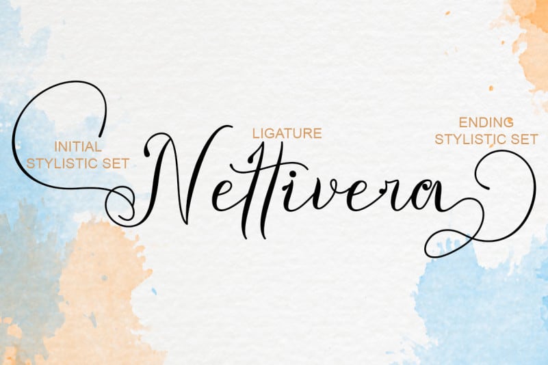 Dhefentha Calligraphy Font preview image 2