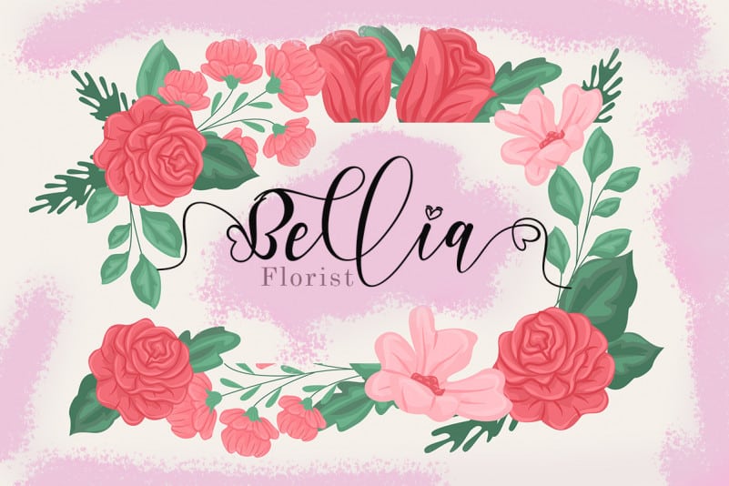 Roshalia Calligraphy Font preview image 2