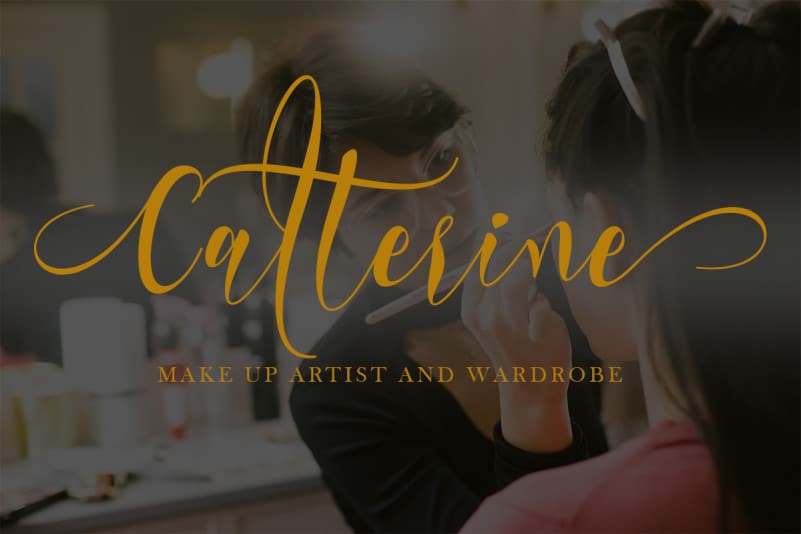 Beathria Calligraphy Font preview image 2
