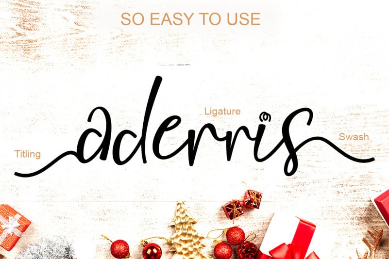 Christmas Delight Calligraphy Font preview image 2