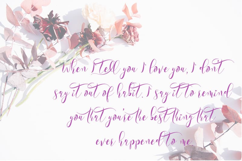 Billetha Calligraphy Font preview image 3
