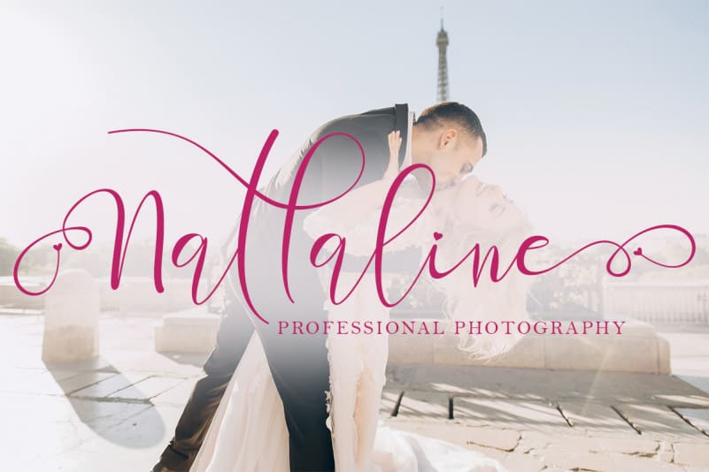 Sherllia Calligraphy Font preview image 3