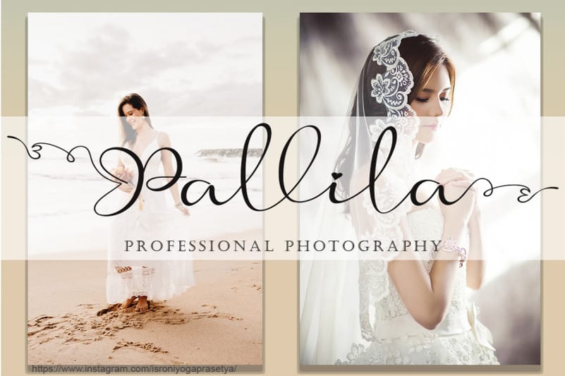 Mikella Calligraphy Font preview image 3