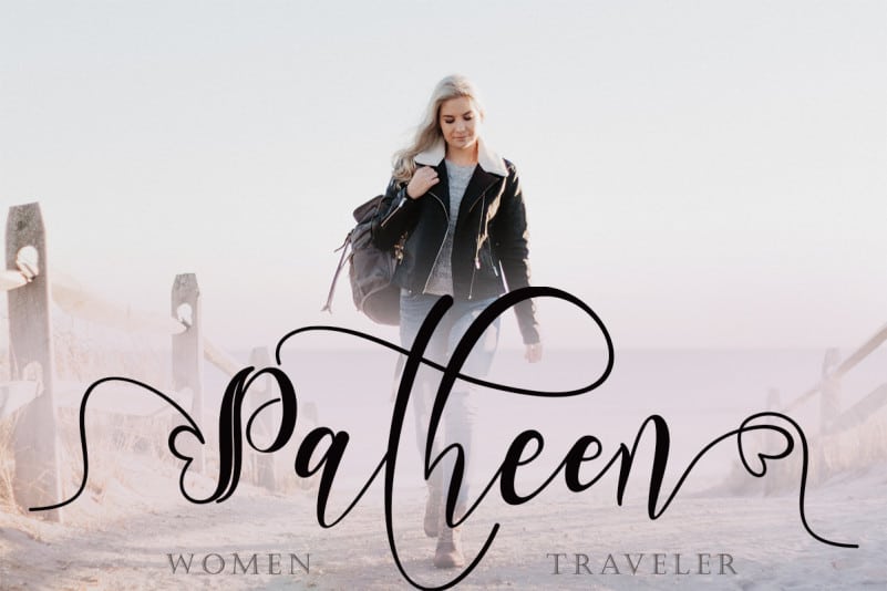 Roshalia Calligraphy Font preview image 4