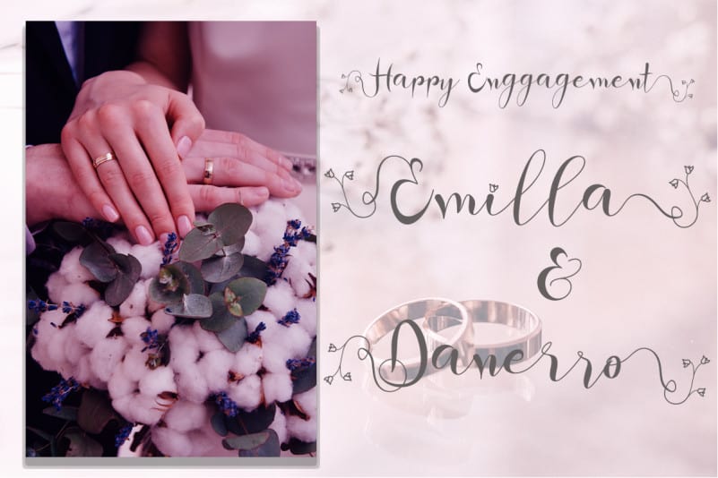 Berthessa Calligraphy Font preview image 3