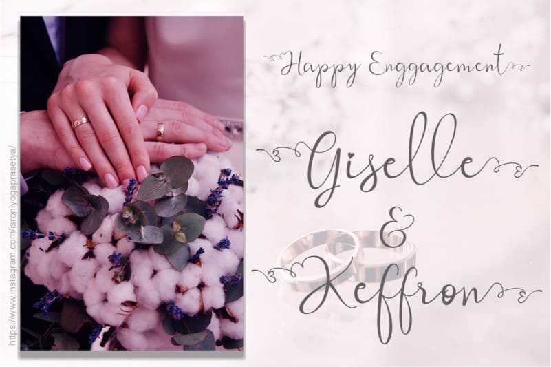 Mikella Calligraphy Font preview image 4